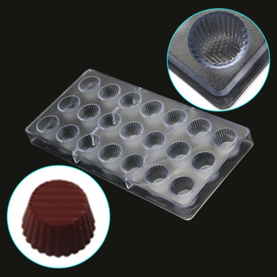 POLYCARBONATE CHOCOLATE MOULD CUP SHAPE